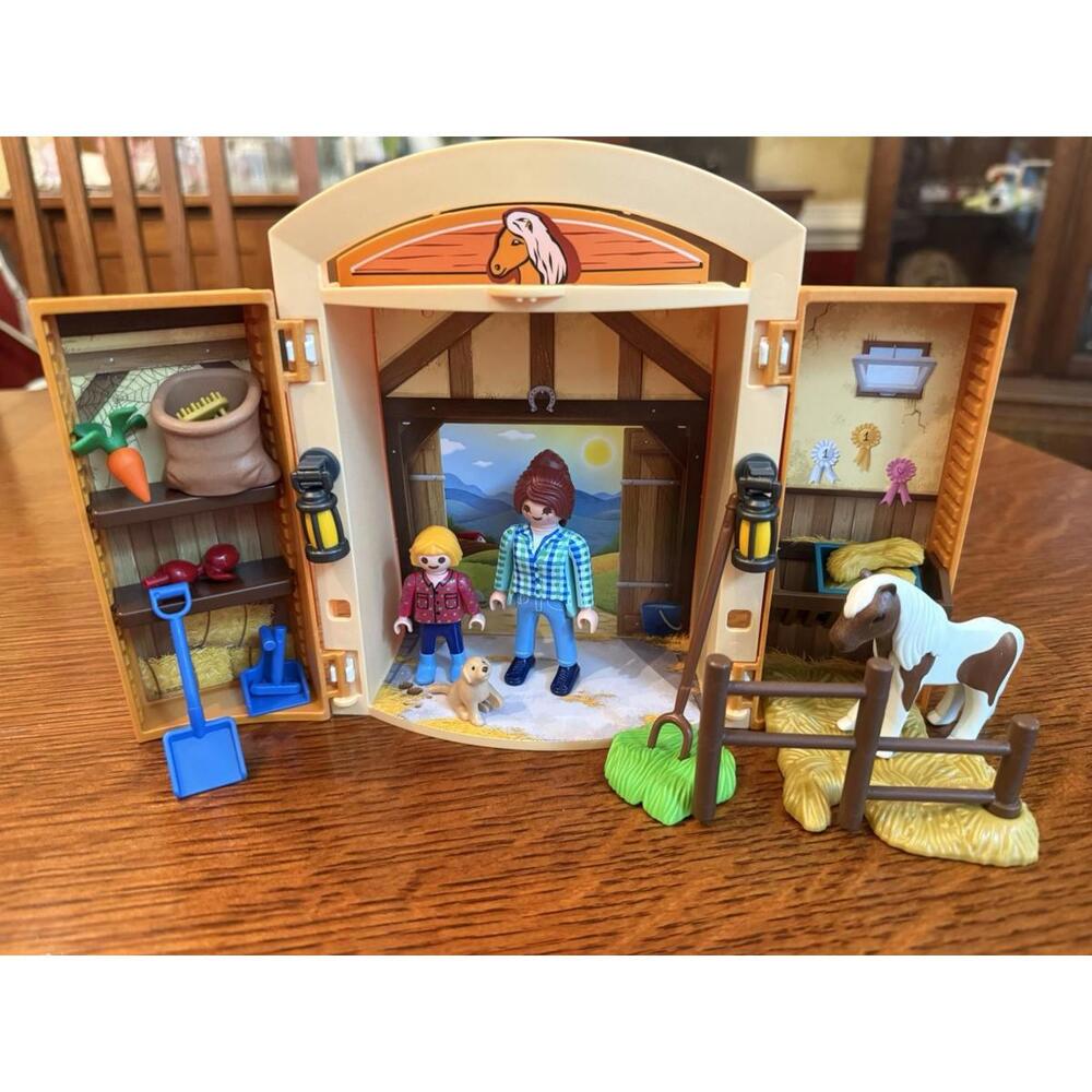 Playmobil Pony Stable Play Box